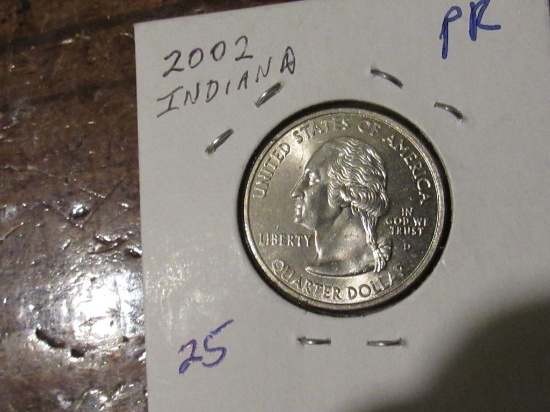 2002 WASHINGTON QUARTER GEM BU