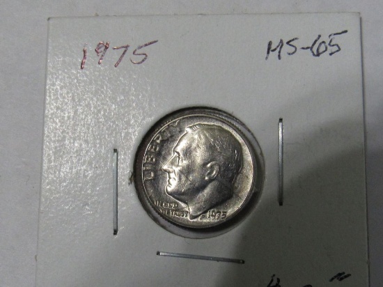 1975 ROOSEVELT DIME MS65 $12