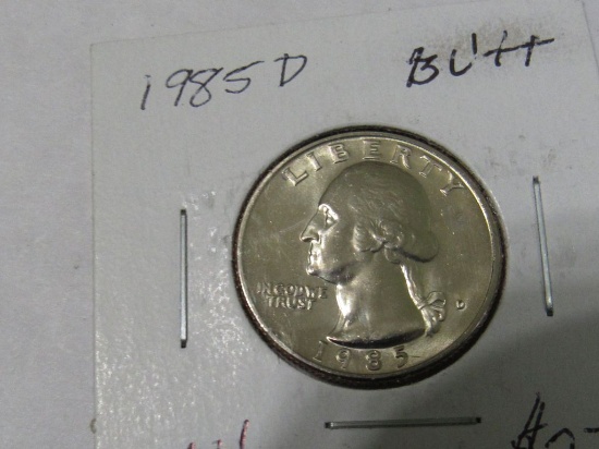 1985 D WASHINGTON QUARTER MS66 $27