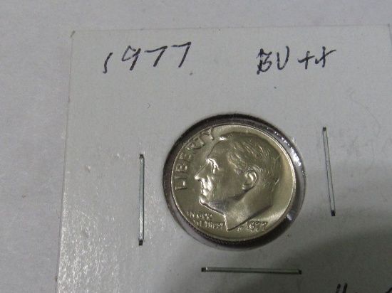 1977 ROOSEVELT DIME BU++ $15