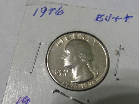 1976 WASHINGTON QUARTER BU++ $45