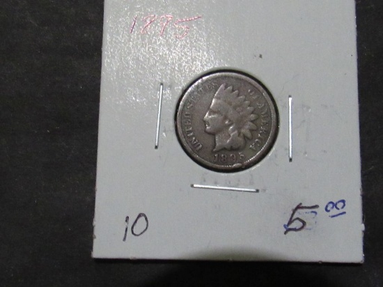 1895 INDIAN PENNY Est $5