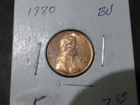 1980 LINCOLN CENT BU Est: 7.50