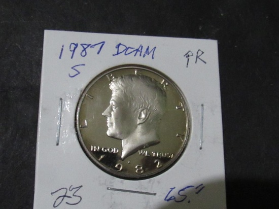 1987 S KENNEDY HALF DOLLAR DCAM PR