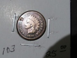 1880 INDIAN CENT VF/XF