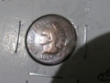 1881 INDIAN CENT F/VF