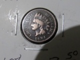 1894 INDIAN CENT F/VF