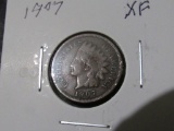 1907 INDIAN CENT XF