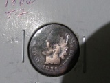 1886 INDIAN CENT VG