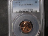 1968 S LINCOLN CENT PCGS PR68RD