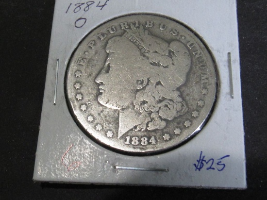 1884 O MORGAN DOLLAR