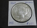 1923 PEACE DOLLAR BU++++