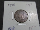 1890 INDIAN CENT VF