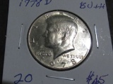 1978 D KENNEDY HALF DOLLAR BU+++