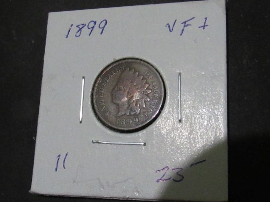 1899 INDIAN HEAD CENT VF