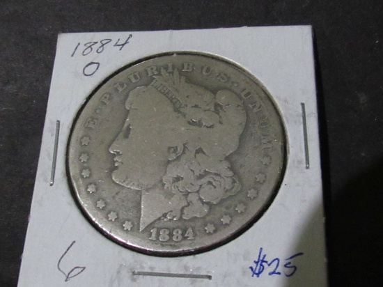 1884 O MORGAN DOLLAR VG