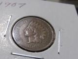 1907 INDIAN CENT XF Est: 20