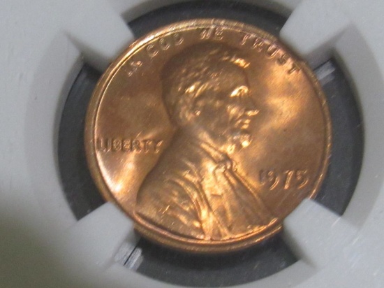 1975 LINCOLN CENT NGC MS66RD Est: 21-35