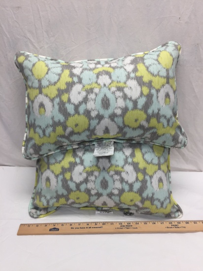 Pair of Hampton Bay Outdoor Accent Pillows