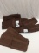 MainStays Brown Bath Towel, Hand Towel, Washcloth Set (2 of Each)