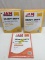 (3) JAM Heavy Duty 6 Pack Two Pocket Plastic Folders