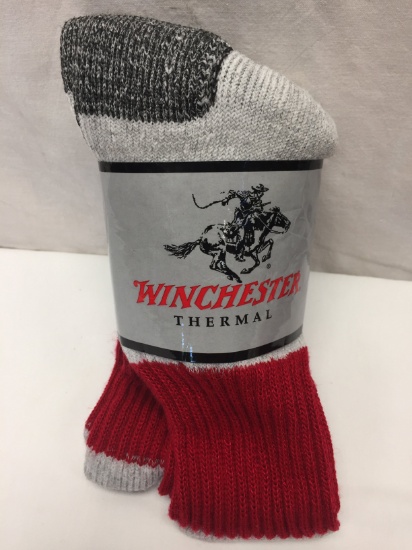 (2) Pair Winchester Thermal Socks (Size 6-8 1/2)