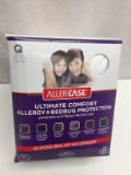 Allerease Ultimate Comfort Allergy & Bedbug Protection Zippered Mattress Protector (Queen)