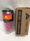 Ozark Trail 30oz Vacuum Insulated Power Coated Stainless Tumbler (Pink)