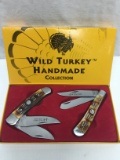 Wild Turkey HandMade Collection Pocket Knife Set