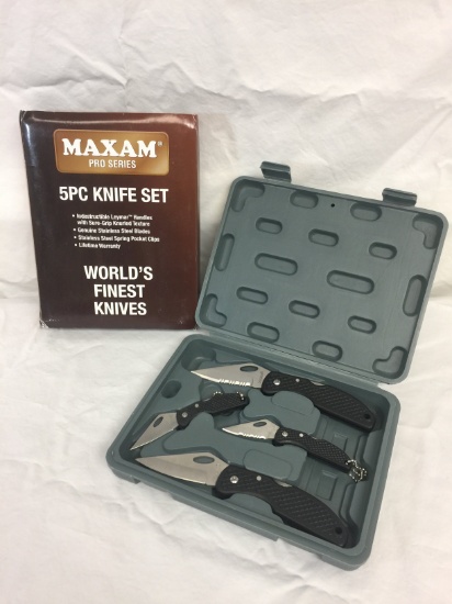 Maxam Pro Series 5 Piece Knife Set