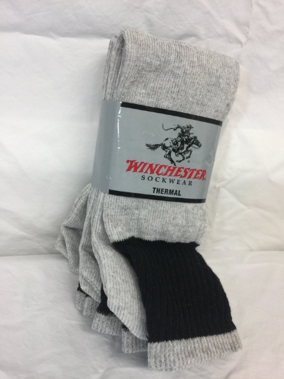 Winchester Sockwear Thermal Socks (3 Pack)(Black)