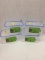 (4) Snap Ware Air Tight 18.5 Cup Storage Containers