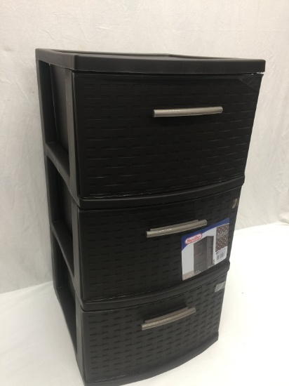 Sterilite 3 Drawer Cart (15" X 12 5/8" X 24")(Local Pick Up Only)