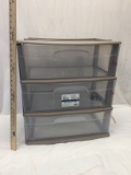 Homz 3 Drawer Cart with Casters (Local Pick Up Only)