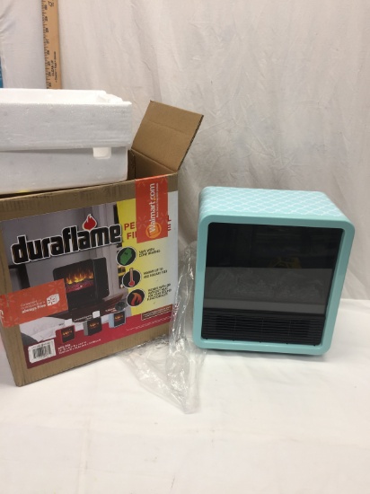 DuraFlame Turquoise Print Fireplace