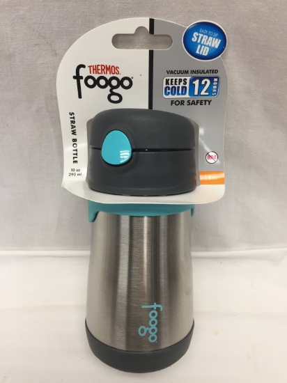 Thermos Foogo 10oz Stainless Straw Bottle