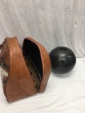 Bowling Ball with Case and Shoes