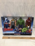 Marvel Avengers Titan Hero Series Captain America, Thor, Hulk, Iron Man
