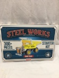 Schylling Steel Works Classic Steel Construction Set Dump Truck (300+ Pieces)