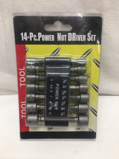 14 Piece Power Nut Driver Set