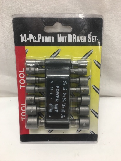 14 Piece Power Nut Driver Set