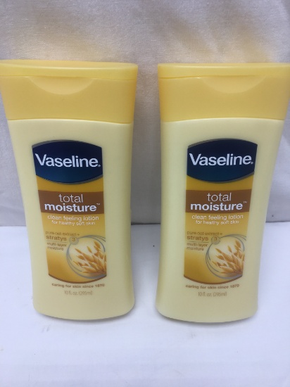 (2) Vaseline Total Moisture Lotion