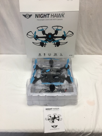 Sky Rider Night Hawk Hexacopter Drone with Wi Fi Camera