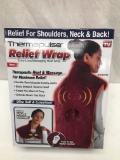 As Seen On TV Thermapulse Relief Wrap Extra Long Massaging Heat Wrap
