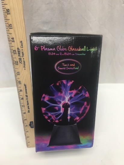 6" Plasma Globe Glassball Light