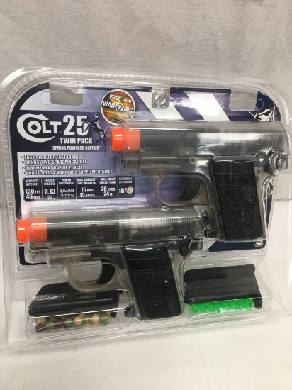 Colt 25 Twin Pack Spring Powered SoftAir Pistols