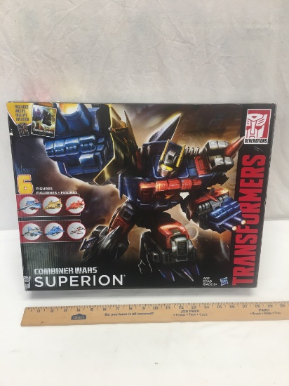 Transformers Combiner Wars Superion 6 Figures Set with Poster