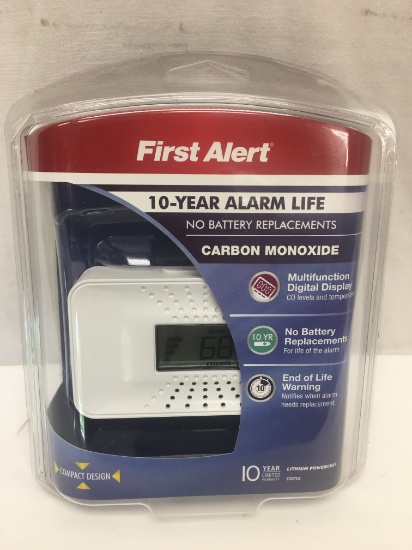 First Alert 10 Year Alarm Life Carbon Monoxide Alarm