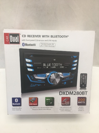 CarDual CD Receiver with BlueTooth with Front Panel