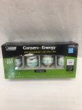 Feit Electric Conserv Energy 13 Watt Bulbs/4 Pack/60 Watt Equivalent